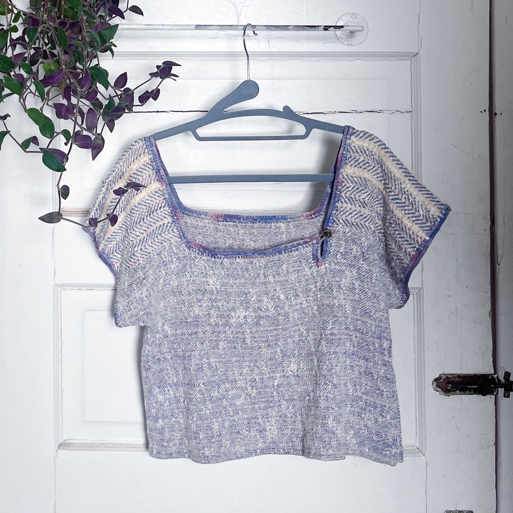 Handmade Knit Crop Top - S/M